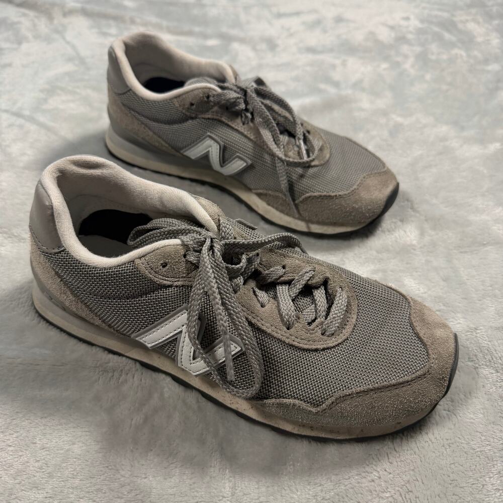 New Balance 515 Women’s Size 7 Gray Suede Mesh Lifestyle Sneakers WL515GR3